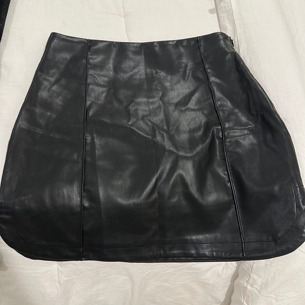 Zara Leather Skirt